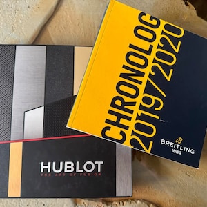 Hublot and Breitling watch catalog 2019
