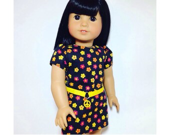 Aqua n White Polk-Dots Girl Doll 18 in Doll Clothes Peasant Short Romper Jumper