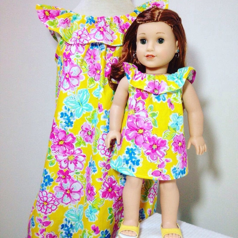 toddler and doll matching clothes