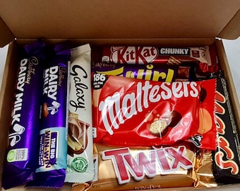 Large box of chocolate bars