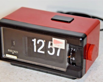 Vintage 1970 JAPAN SEIKO DP690T Digital Flip Clock good operation