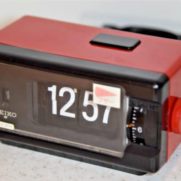 Vintage 1970 JAPAN SEIKO DP690T Digital Flip Clock good operation
