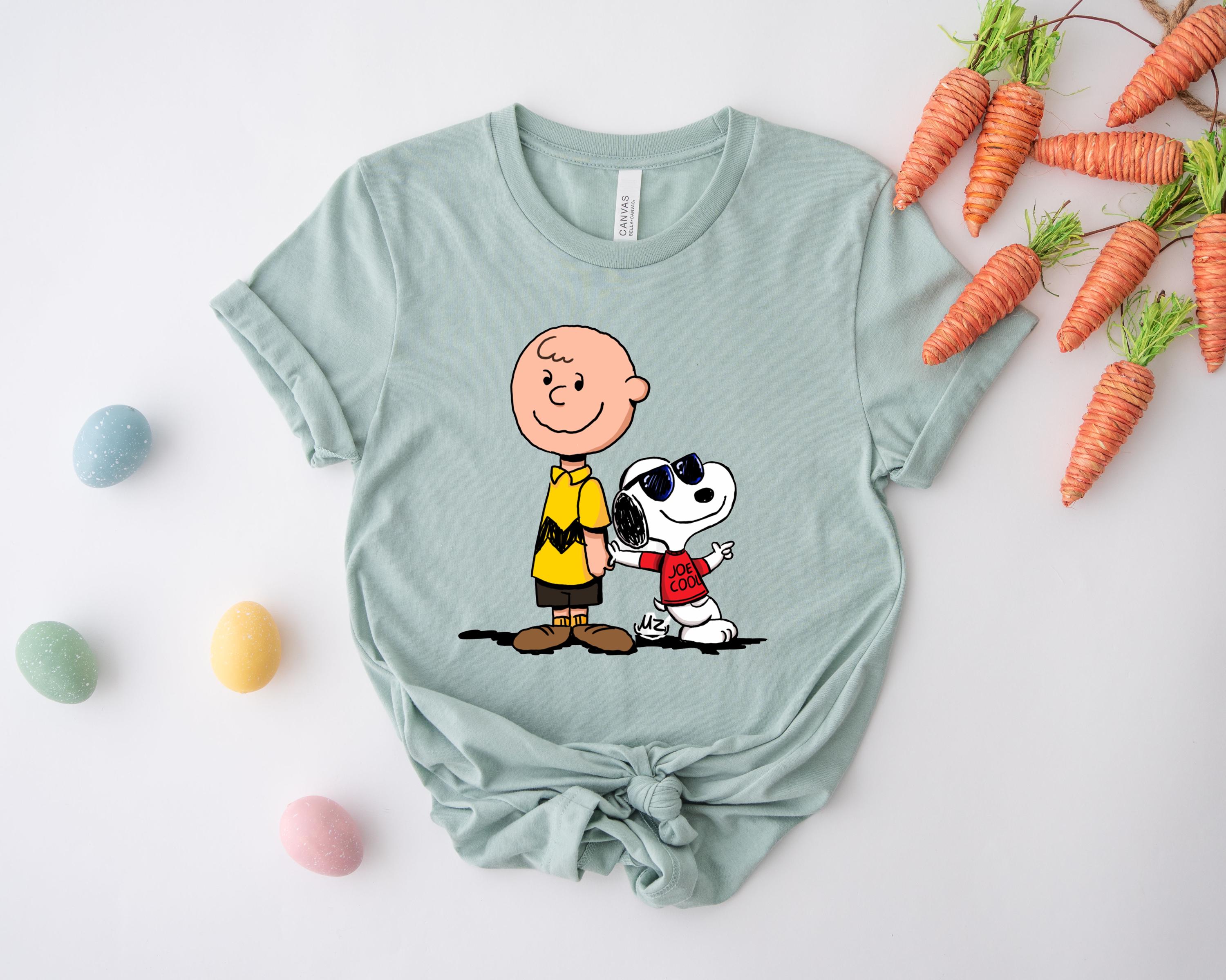 Peanuts 70s Floral Snoopy And Woodstock Men's T-Shirt
