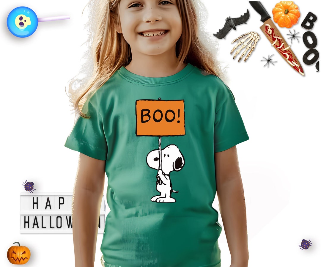 Snoopy Boo Halloween Shirt, Cute Halloween Shirt, Fall Autumn Season ...