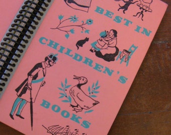 Best in Children's books, A Recycled Hardcover Vintage Book Journal