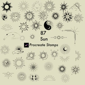 Timbres de procréation solaire | Procréer des pinceaux | Procréer des timbres | Timbres de tatouage | Tatouage Procréer | Pochoir de tatouage | Tatouage De Couple