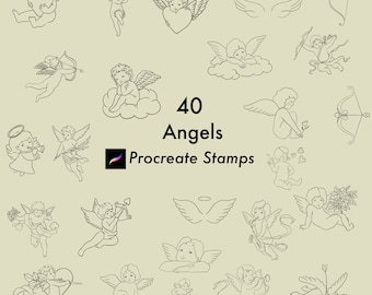 Les anges procréent des timbres de brosse | Ailes tatouage procréer | Procréer des timbres | Tatouage Procréer | Pochoir de tatouage