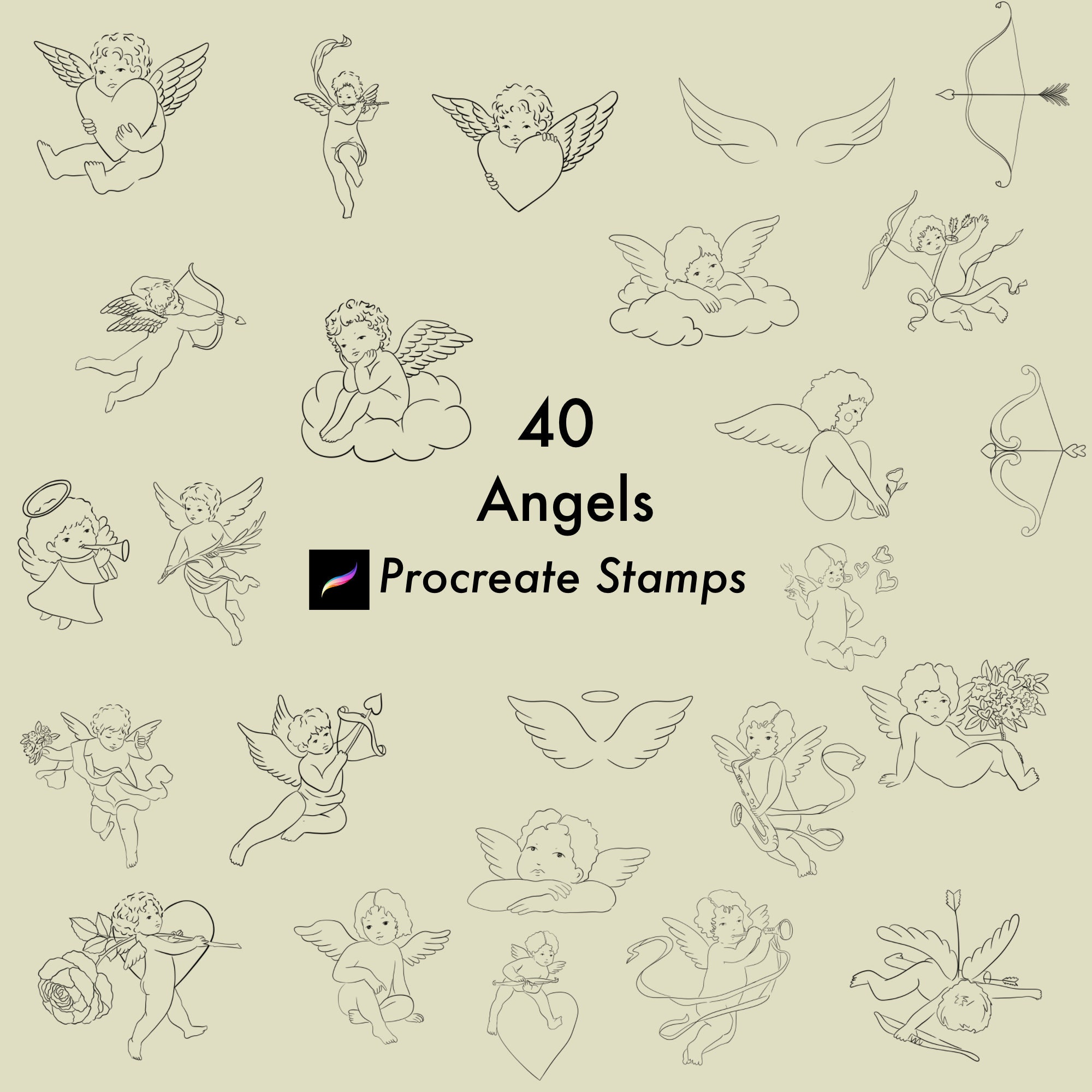 Baby wings tattoo - Etsy België, image size:2000x2000