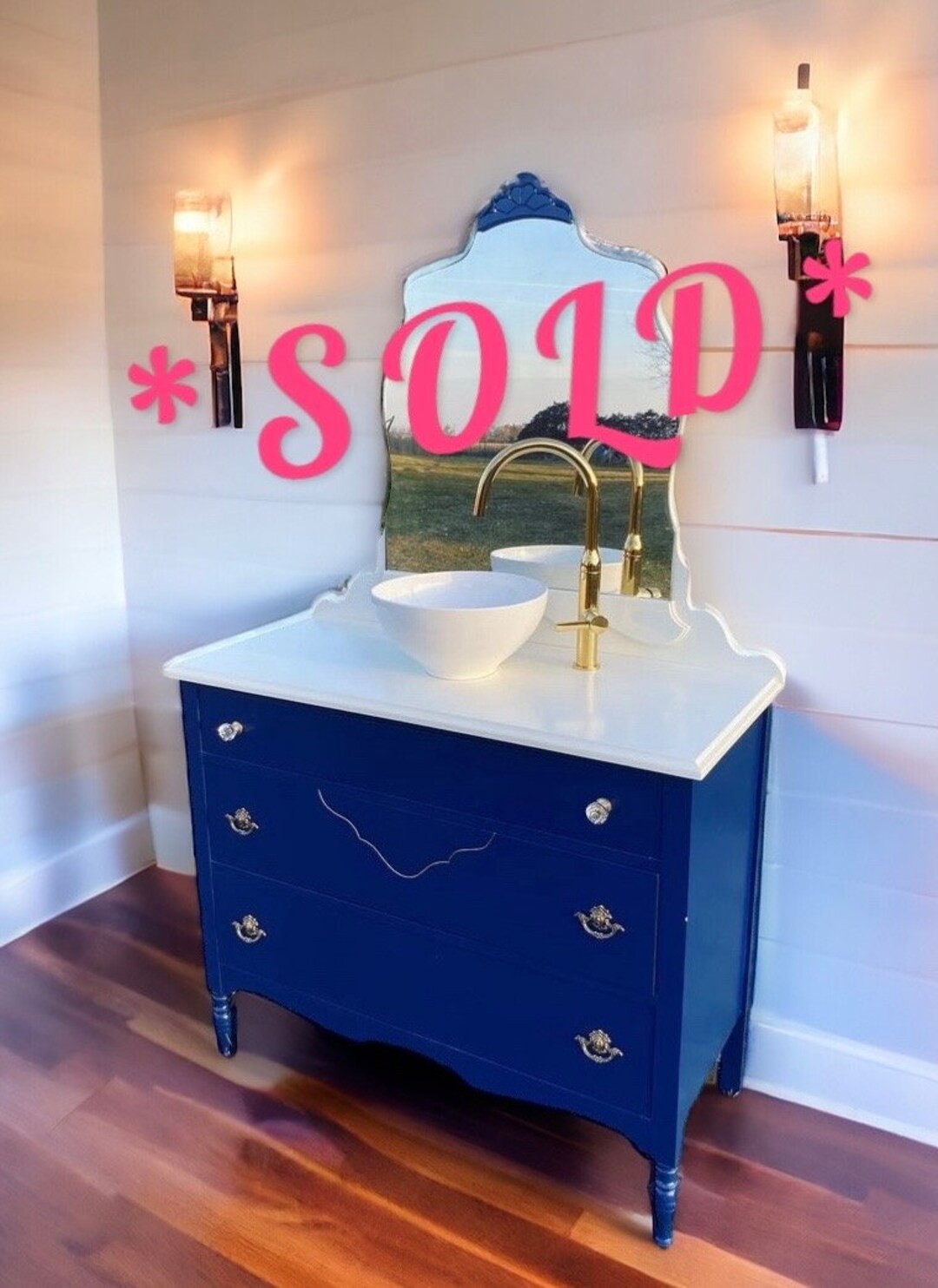 Vintage Bathroom Vanity - Etsy