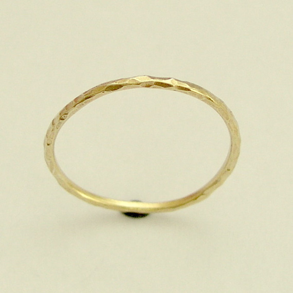 Wedding Gold Band Thin Gold Band Simple Gold Ring Shiny Etsy