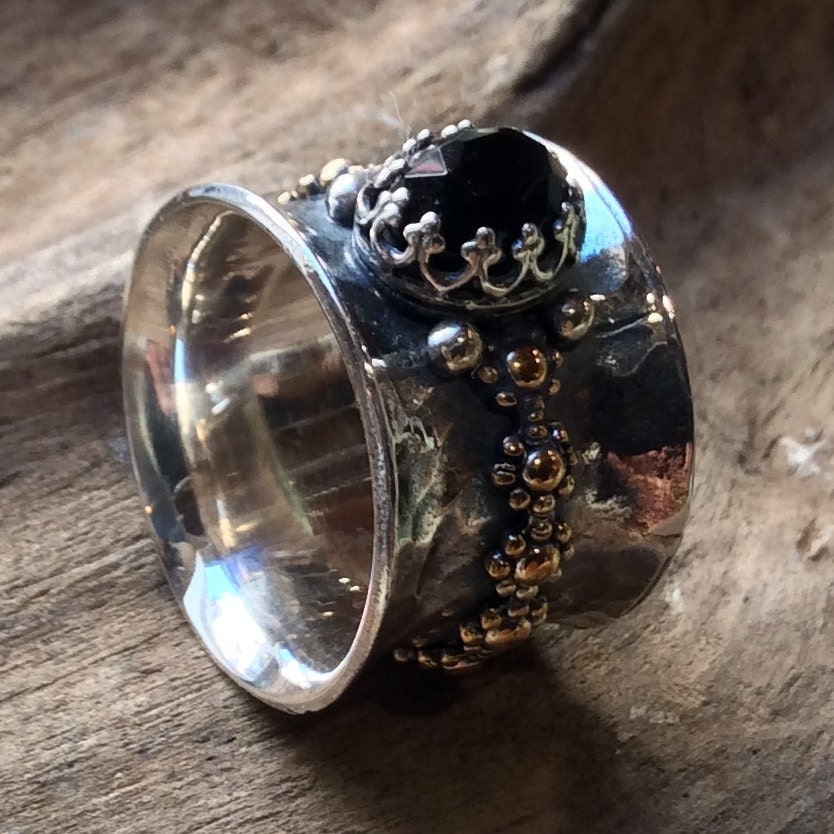 • MONUMENT • onyx + silver ring