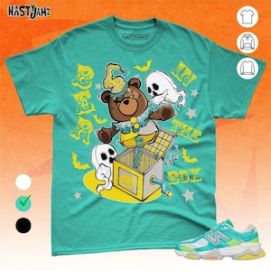NBL Cyan Burst 9060 BER In The Box Teal T-shirt, uniseks sweatshirt, hoodie, Bella canvasshirt Halloween