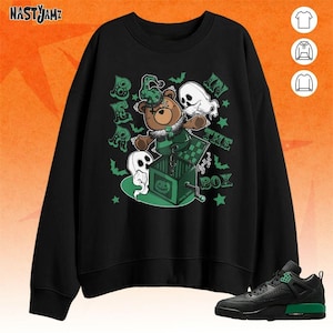 Spizike Pine Green Black Anthracite BER In The Box Black Green Unisex T-Shirt, Sweatshirt, Hoodie - Bella Canvas Shirt Halloween