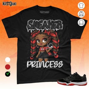 Camiseta unisex AJ 11 Low Bred Sneaker Princess Red, sudadera, sudadera con capucha y camisa de lona Bella