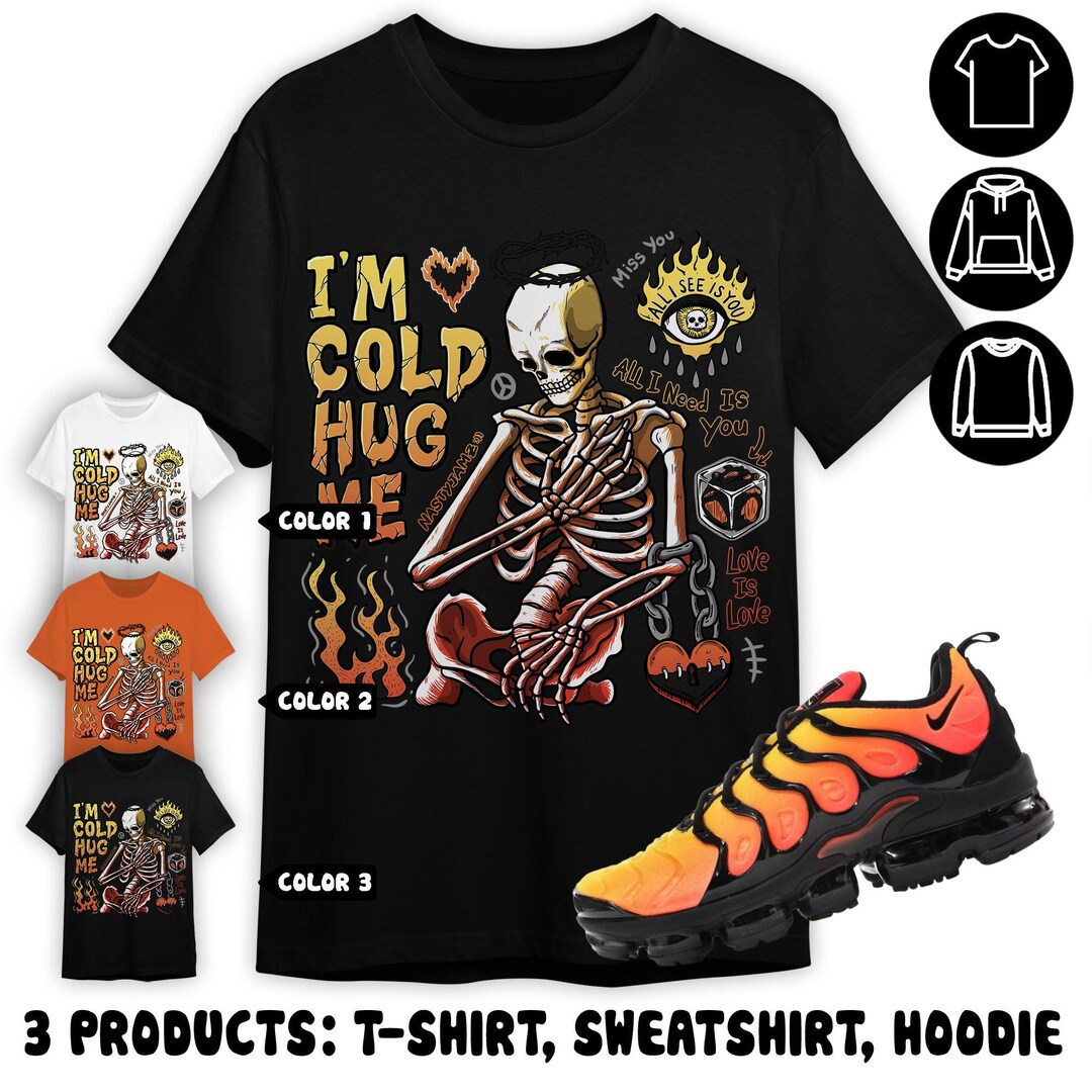 orange vapormax shirt