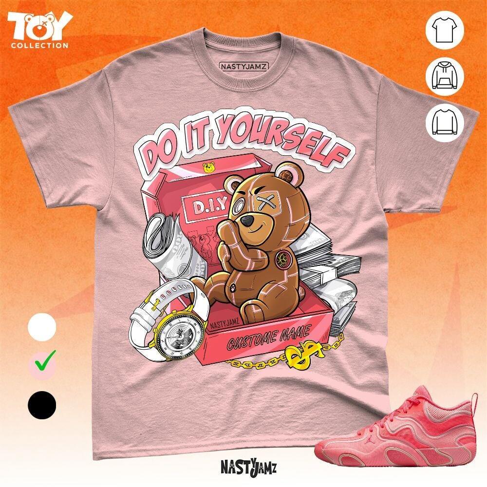 Tatum 3 In A Blender Self Made Toy Pink White Custom Name Unisex Shirt Match Sneaker - Toy Collection - Bella Canvas Shirt