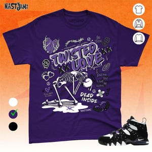 AM CB 94 Black Pure Purple Twisted Love Purple Black White Unisex T-Shirt, Sweatshirt, Hoodie, Bella Canvas Shirt