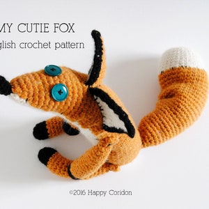 CROCHET PATTERN - My cutie fox amigurumi