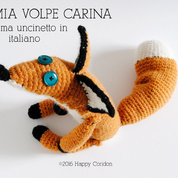 SCHEMA UNCINETTO - La mia volpe carina amigurumi