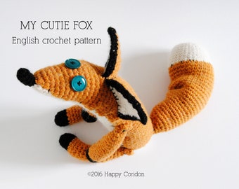 CROCHET PATTERN - My cutie fox amigurumi