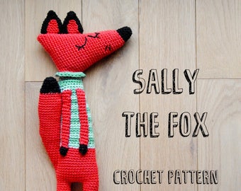 CROCHET PATTERN - Sally the fox amigurumi