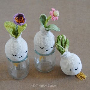 CROCHET PATTERN Spring bulbs amigurumi image 2