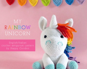 Crochet pattern - My rainbow unicorn