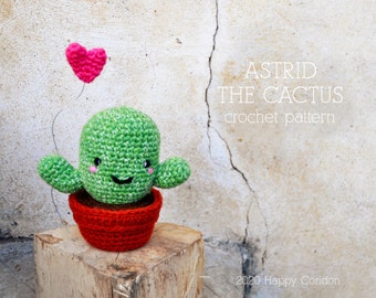 CROCHET PATTERN - Astrid the cactus amigurumi