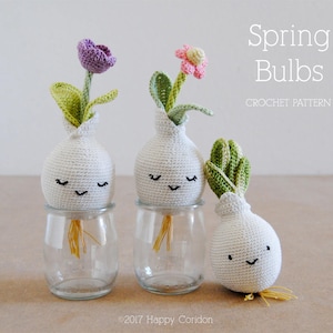 CROCHET PATTERN - Spring bulbs amigurumi