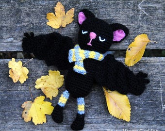 CROCHET PATTERN - amigurumi "Gaston Le Bat"