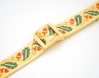 Oak Leaf Woven Belt: Adjustable Hiking Camping Belt