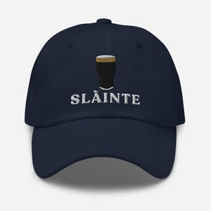 Sláinte Pint hat Adjustable Beer Stout Drinker embroidery Baseball Cap hat Ireland Guinness toucan drunkard gift beer wine lover Pint Hat