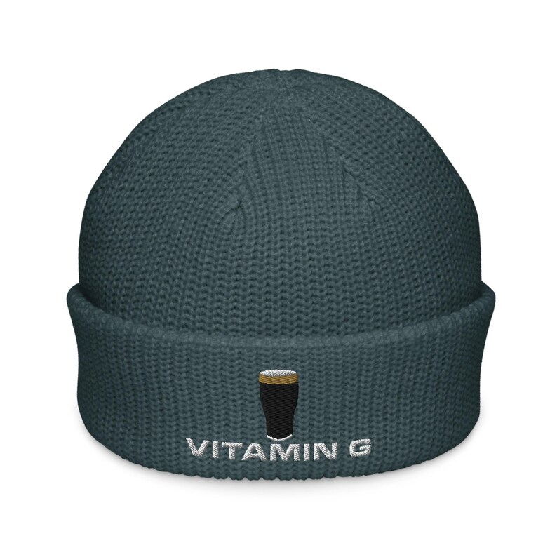 Vitamin G Guinness Pint Hat embroidery Fisherman beanie hat Ireland Guinness toucan funny drunkard dad gift beer pint hat wine lover cap