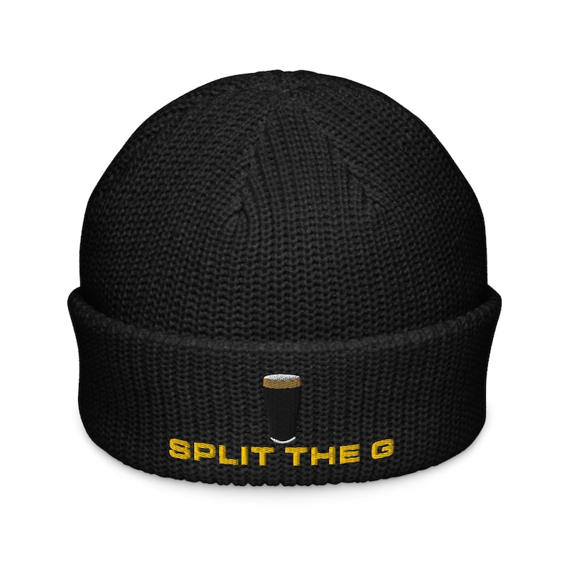Split the G Guinness Pint Hat embroidery Fisherman beanie cap Irish Guinness Toucan wine night party hat gift beer pint hat wine lover hat