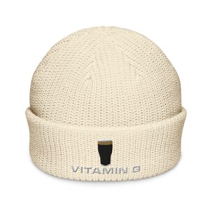 Vitamin G Guinness Pint Hat embroidery Fisherman beanie hat Ireland Guinness toucan funny drunkard dad gift beer pint hat wine lover cap
