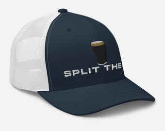 Split the G Guinness Toucan Stickerei Trucker Hat Irische Kappe Guinness Wein Nacht Party Hut Trinker Geschenk Bier Pint Hut Weinliebhaber Hut