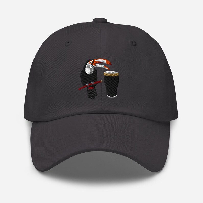 Guinness Toucan print Trucker Hats Beer Cap Coaster Birthday Gift For Dad hat Man Cave gift Fathers Day Gift beer pint wine lover Irish gift
