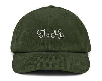 Die MRS Hut Braut Geschenk Hochzeitsgeschenk für sie Stickerei Cord Kappe Jungvermählten Geschenk ihre Brautdusche Geschenk Flitterwochen Junggesellinnenabschied Wifey