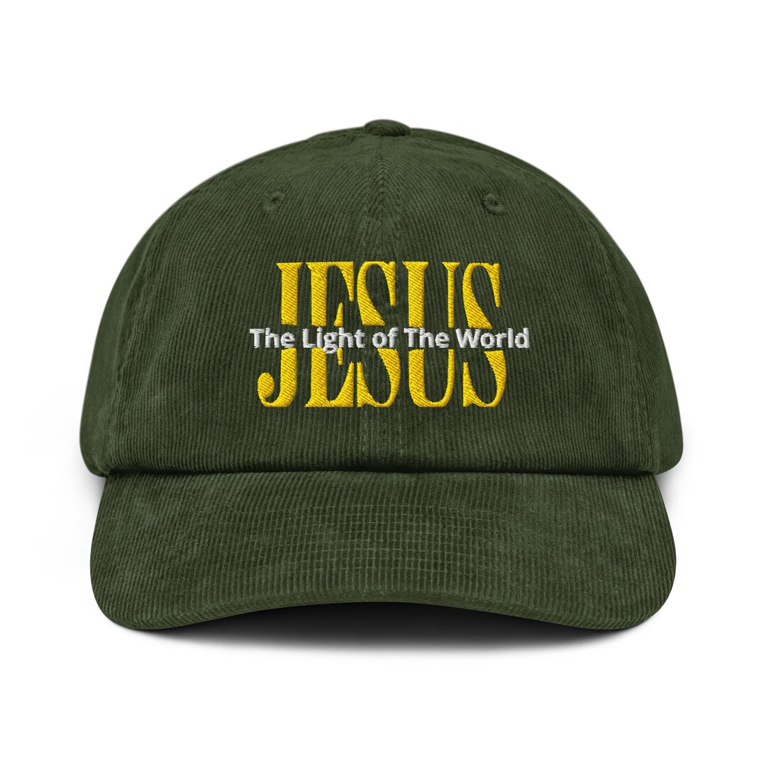 Jesus Apparel Church Hat Yeshua Hat Embroidery Corduroy Hat Jesus ...