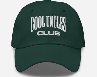 Cool Uncles Club hat gift Uncle Shirt embroidery Baseball Cap hat Pregnancy Announcement for Uncle for New Uncle Christmas Gifts for Uncle