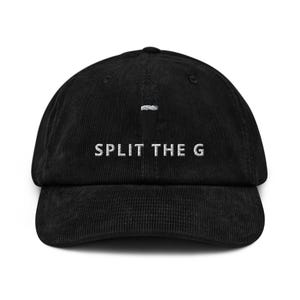 SPLIT THE G embroidery Corduroy hat Guinness Pint cap beer lover hat Ireland Hat funny drunkard dad gift beer pint hat wine lover gift him