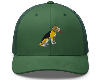 Beagle hoed Engelse beagle borduurwerk trucker pet hoed beagle moeder vader geschenken beagle hond sweatshirt hond mama hond moeder cadeau voor elke hondenliefhebber hoed