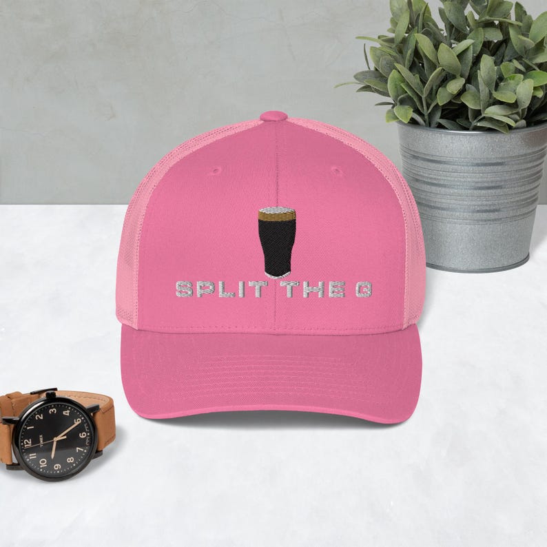 Split the G Guinness Toucan embroidery Trucker Hat Irish cap Guinness wine night party hat drunkard gift irelan beer pint hat wine lover hat