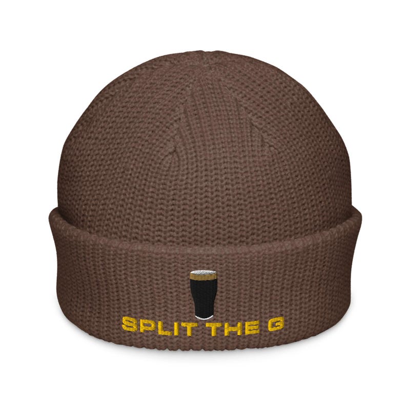 Split the G Guinness Pint Hat embroidery Fisherman beanie cap Irish Guinness Toucan wine night party hat gift beer pint hat wine lover hat