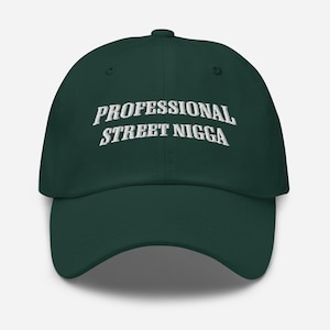 Professionelle Street Nigga Stickerei Baseballmütze Young Thug Punk Shirt Rot Streetwear Hot Boys Street Wear Hut Max B Free Young Thug schwarz