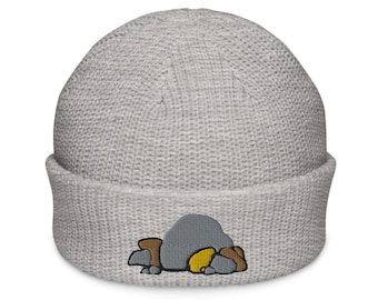 Gorro de rocas Espera, veo una roca Gorro bordado de regalo de geólogo Gorra Regalo para amantes de las rocas Gorra de profesor de geología Camiseta de coleccionista de rocas Regalos de Rockhound