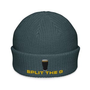 Split the G Guinness Pint Hat embroidery Fisherman beanie cap Irish Guinness Toucan wine night party hat gift beer pint hat wine lover hat