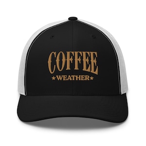 Koffie weer hoed Coffee Lover cadeau borduurwerk Trucker Cap hoed T-shirt pet cadeau voor haar Trendy cadeau voor hem Come Back With Coffee cadeau mok