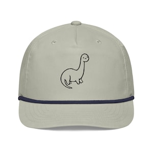 Dinosaur hat Dinosaur Lover gift Palaeontologist embroidery Golf rope cap hat Dinosaur Shirt Cute Dino hat Diplodocus Dinosaur Jurassic Top
