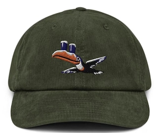 Guinness Toucan Embroidered Corduroy hat Irish Guninness wine gift for him wine pint glass cap night party weekend unisex hat drunkard gifts
